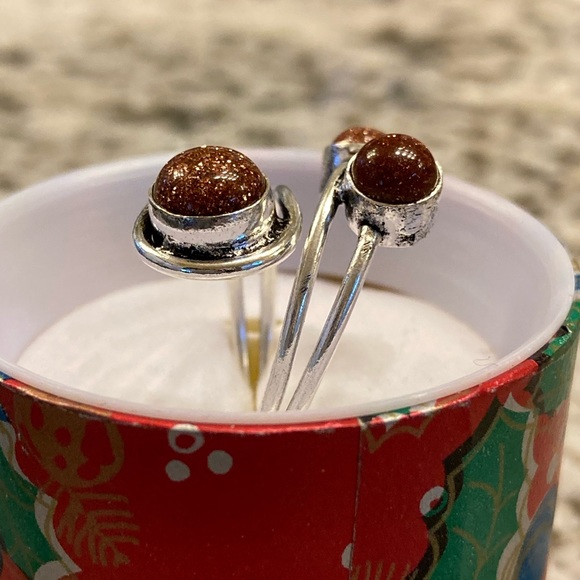 Sandstone Free-form Wrap Ring - Picture 7 of 9